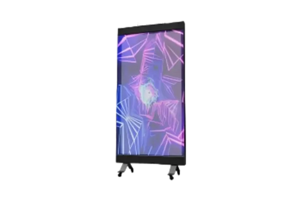 Pantalla transparente de accionamiento directo