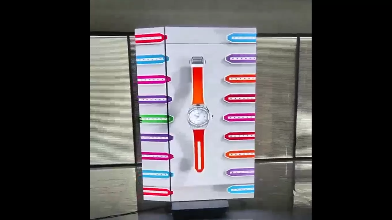 Serie de visualización de póster LED triple (P1.538,P1.86,P2,P2.5,P3.076) Cierre de vídeo