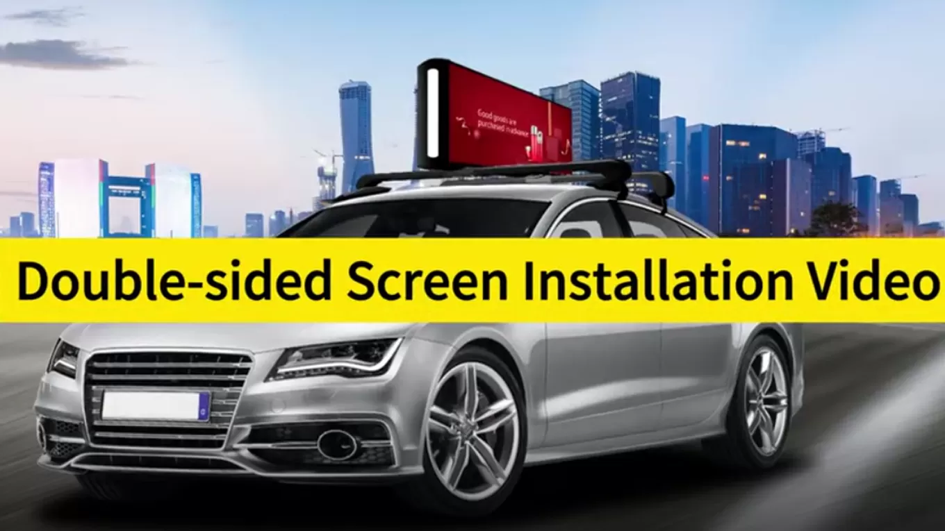 Vídeo de la serie VSO (ventana trasera de taxi pantalla transparente LED)