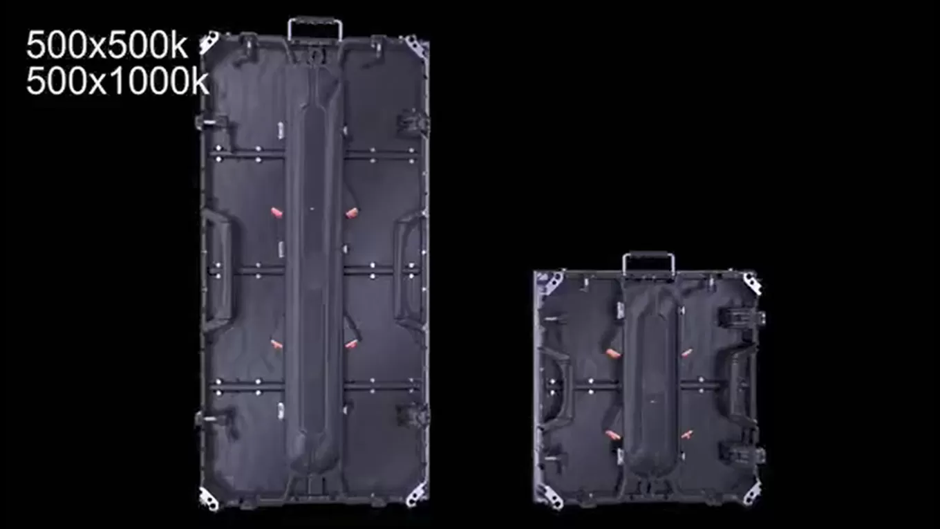 Serie OR1 K (P2.6, P2.9, P3.91, P4.81)(500 × 500/1000mm) Video