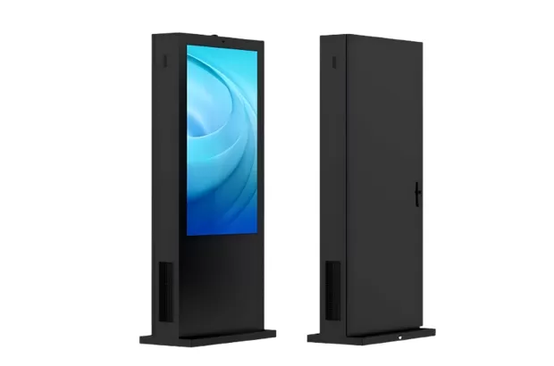 Serie de pantallas LCD de suelo para exteriores
