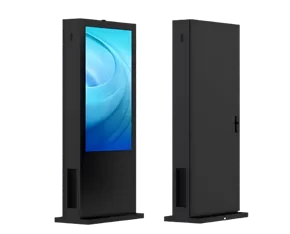 Serie de pantallas LCD de suelo para exteriores