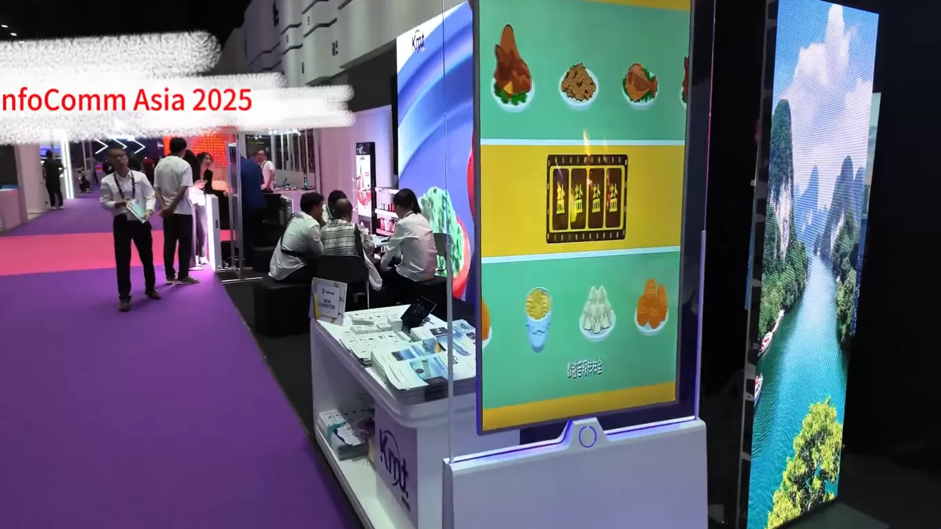 Serie de pantalla de póster OLED (55 pulgadas) de vídeo