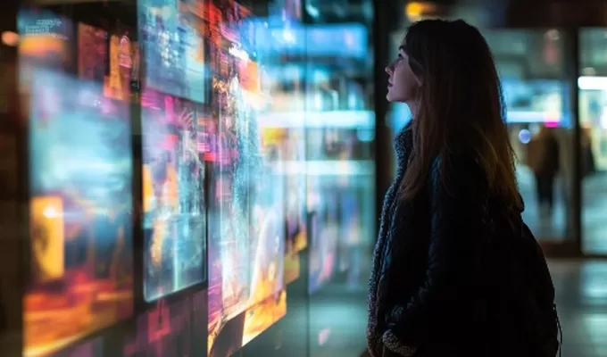 Soluciones transparentes de pantalla LED para entornos minoristas